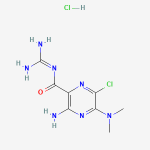 Chemical structure of Dimethylamiloride hydrochloride