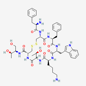 Chemical structure of Octreotide acetate