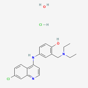 Chemical structure of Amodiaquine Hydrochloride