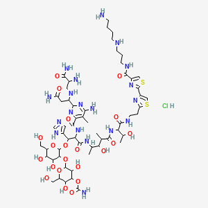 Chemical structure of Bleomycin A5 hydrochloride