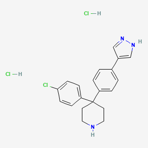 Chemical structure of AT7867 dihydrochloride