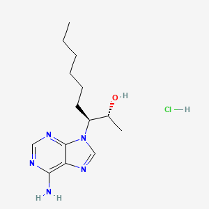 Chemical structure of EHNA hydrochloride