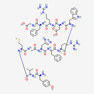 Chemical structure of [D-Trp8]-γ-MSH