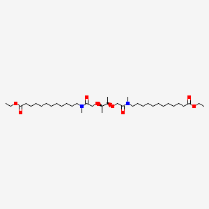 Chemical structure of Calcium Ionophore I