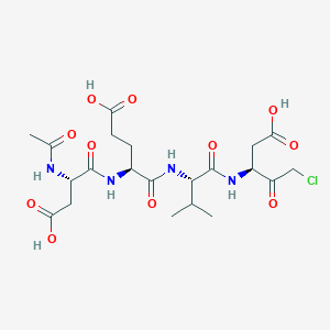 Chemical structure of Ac-DEVD-CMK