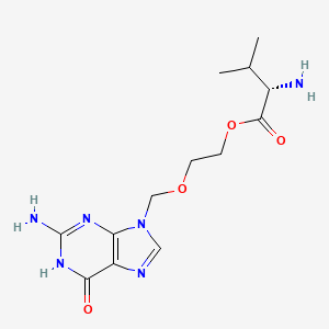 Chemical structure of Valaciclovir