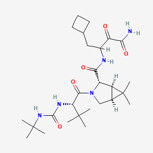 Chemical structure of Boceprevir