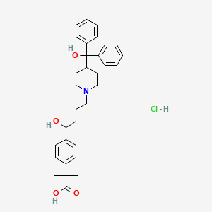 Chemical structure of Fexofenadine HCl