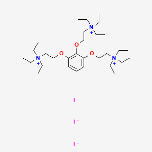 Chemical structure of Gallamine Triethiodide