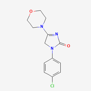 Chemical structure of Imepitoin