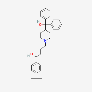 Chemical structure of Terfenadine