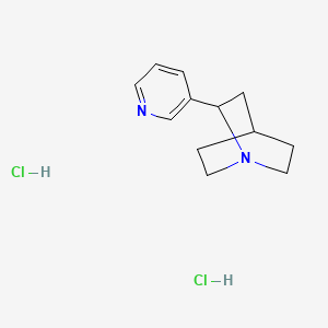 Chemical structure of RJR 2429 dihydrochloride