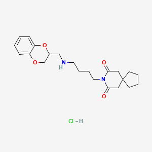 Chemical structure of MDL 72832 hydrochloride