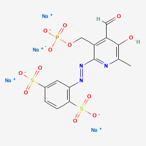Chemical structure of iso-PPADS tetrasodium salt