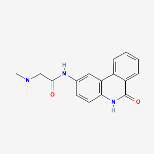 Chemical structure of PJ34