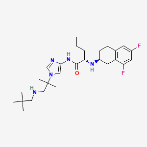Chemical structure of PF-03084014