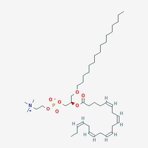 Chemical structure of Eicosapentaenoyl PAF C-16