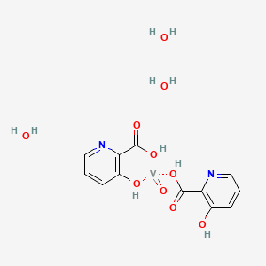 Chemical structure of VO-Ohpic trihydrate