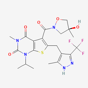 Chemical structure of AZD 3965