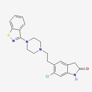 Chemical structure of Ziprasidone