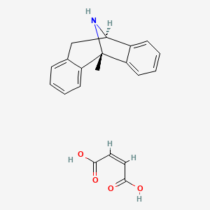 Chemical structure of (+)-MK 801 Maleate