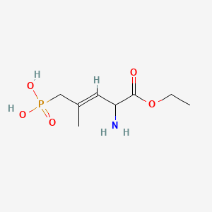 Chemical structure of CGP 39551