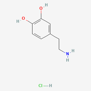 Chemical structure of Dopamine HCl