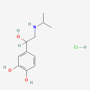 Chemical structure of Isoprenaline HCl
