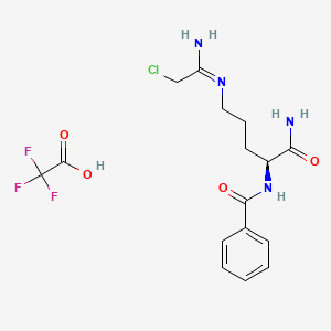 Chemical structure of Cl-Amidine (trifluoroacetate salt)