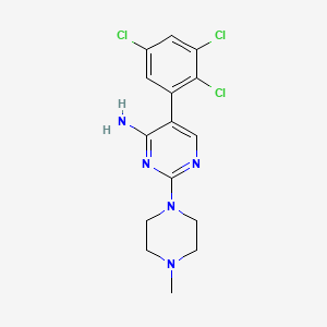 Chemical structure of Sipatrigine