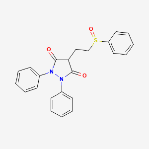 Chemical structure of Sulfinpyrazone