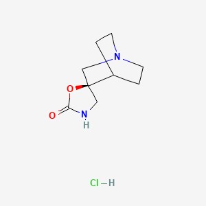 Chemical structure of AR-R 17779 hydrochloride
