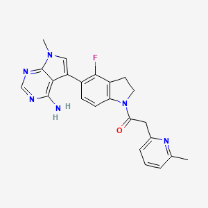Chemical structure of GSK2656157