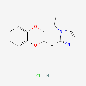 Chemical structure of Imiloxan hydrochloride