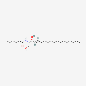 Chemical structure of C6 Ceramide (d18:1/6:0)