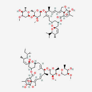 Chemical structure of Avermectin B1