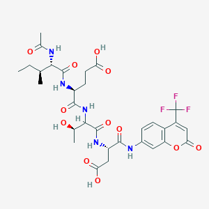 Chemical structure of Ac-IETD-AFC