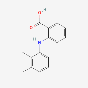 Chemical structure of Mefenamic Acid