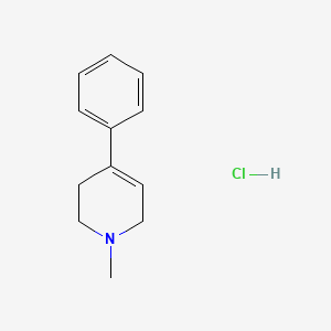 Chemical structure of MPTP hydrochloride