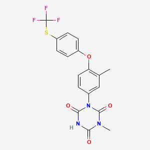 Chemical structure of Toltrazuril