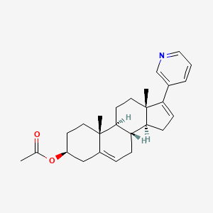 Chemical structure of Abiraterone acetate
