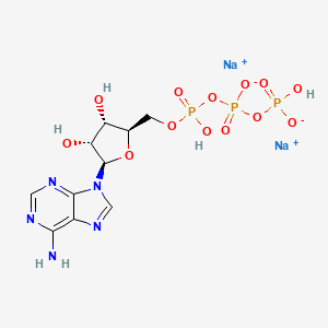 Chemical structure of ATP disodium salt