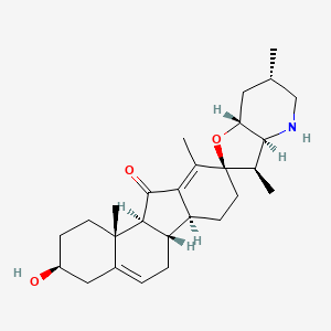 Chemical structure of Jervine