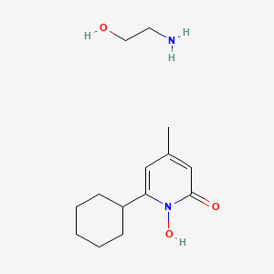 Chemical structure of Ciclopirox Olamine
