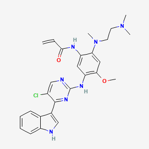 Chemical structure of Mutant EGFR inhibitor