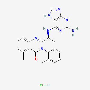 Chemical structure of CAL-130 Hydrochloride