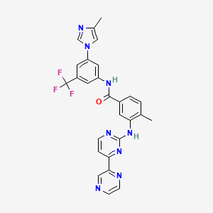 Chemical structure of Radotinib