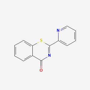 Chemical structure of BTZO 1