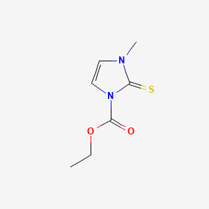 Chemical structure of Carbimazole