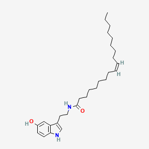 Chemical structure of Oleoyl Serotonin